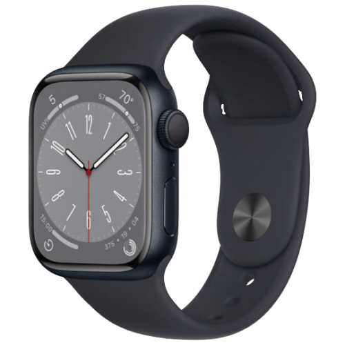 Apple Watch Series 8 41mm LTE Midnight Aluminium Case with Midnight Sport Band (MNHV3) NO BOX