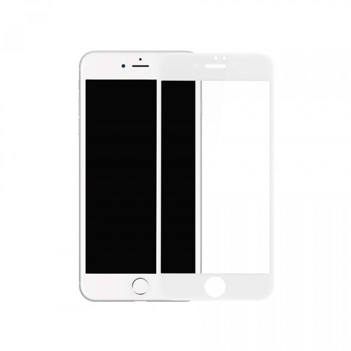Защитное стекло 3D для iPhone 7 Plus / 8 Plus (White)