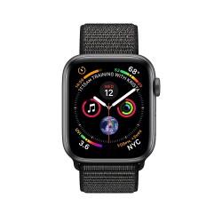 Apple Watch Series 4 40mm Space Grey Aluminium Case with Black Sport Loop (MU672)