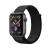 Apple Watch Series 4 44mm Space Grey Aluminium Case with Black Sport Loop (MU6E2)