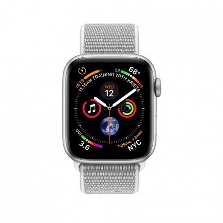 Apple Watch Series 4 40mm Silver Aluminium Case with Seashell Sport Loop (MU652)