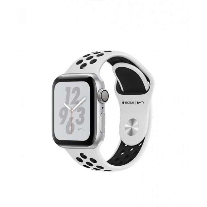 Apple Watch Series 4 Nike+ 40mm GPS Silver Aluminum Case with Pure Platinum/Black Nike Sport Band (MU6H2)