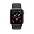 Apple Watch Series 4 44mm GPS + LTE Space Gray Aluminum Case with Black Sport Loop (MTVV2)