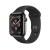 Apple Watch Series 4 40mm GPS + LTE Space Black Stainless Steel Case with Black Sport Band (MTVL2)