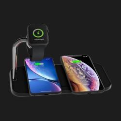 Бездротова зарядка Zens Dual Aluminium Wireless Charger + Apple Watch 10W Black (ZEDC05B / 00)