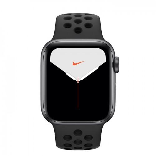 Apple Watch Series 5 Nike + 40mm GPS Space Gray Aluminum Case with Anthracite / Black Nike Sport Band (MX3T2)