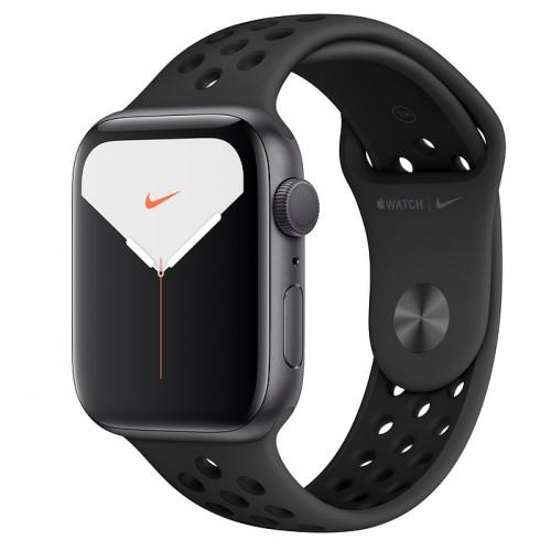Apple Watch Series 5 Nike+ 44mm GPS Space Gray Aluminum Case with Anthracite/Black Nike Sport Band (MX3W2)