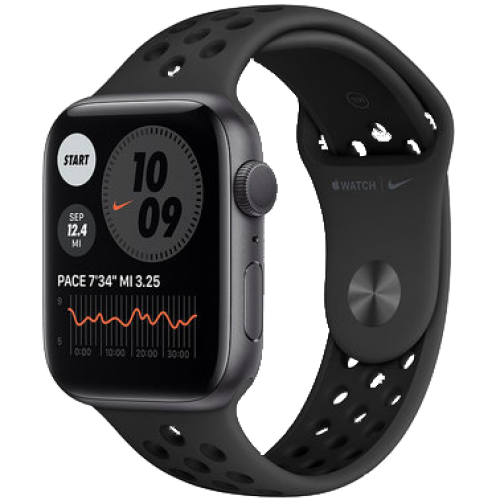 Apple Watch Series 6 Nike 40mm GPS Space Gray Aluminum Case with Anthracite/Black Nike Sport Band (M00X3)