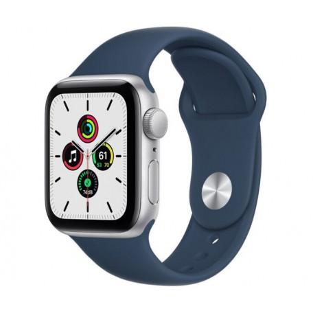 б/у Apple WATCH SE 40mm Silver with Abyss Blue Sport Band (MKNY3)