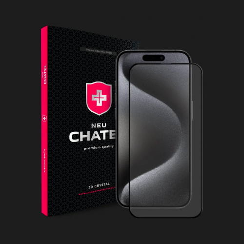 Защитное стекло NEU Chatel Corning Glass для iPhone 15 Pro Max