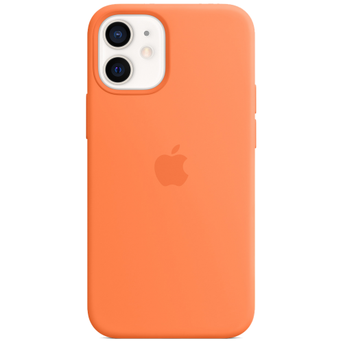 Чохол Smart Silicone Case для iPhone 12 Mini 1: 1 Original [Kumquat]