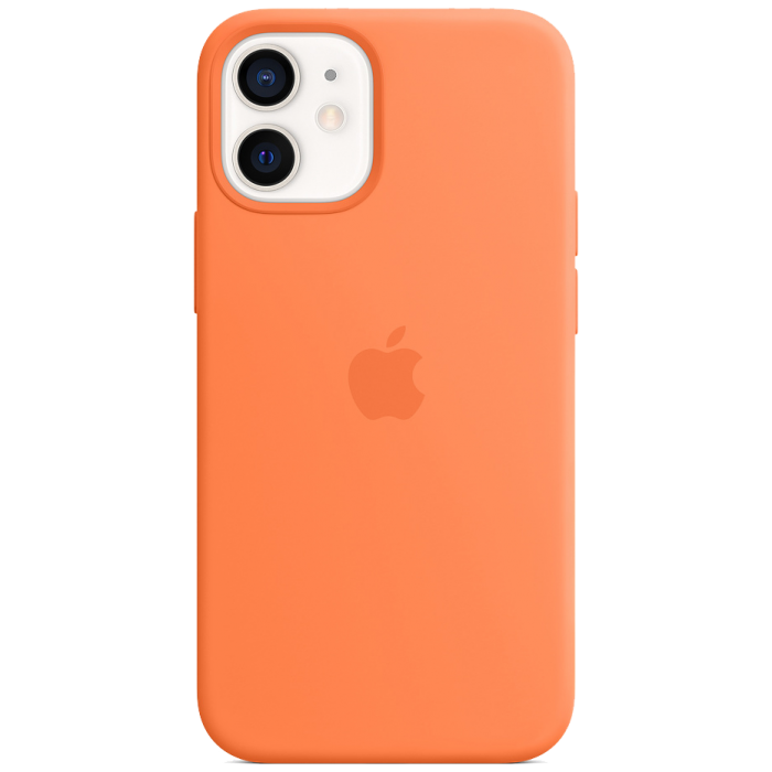 Чехол Smart Silicone Case для iPhone 12 Mini 1:1 Original[Kumquat]