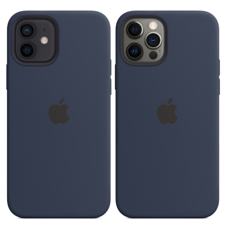 Чехол Smart Silicone Case для iPhone 12/12 Pro 1:1 Original[Deep Navy]