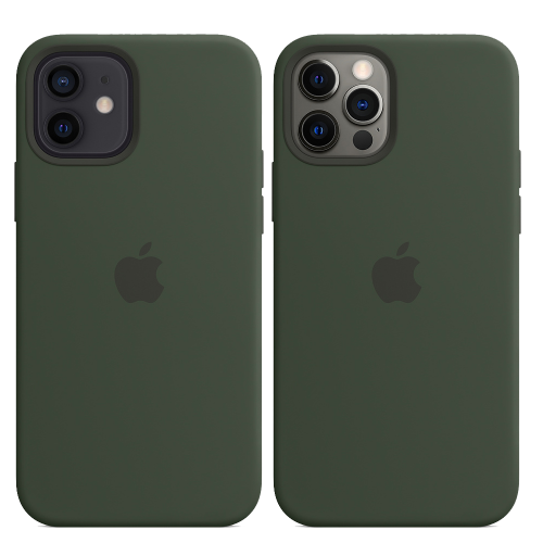 Чехол Smart Silicone Case для iPhone 12/12 Pro 1:1 Original[Cyprus Green]