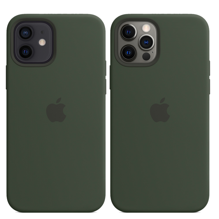 Чехол Smart Silicone Case для iPhone 12/12 Pro 1:1 Original[Cyprus Green]