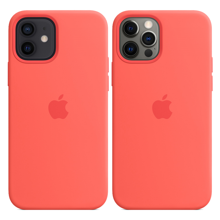 Чохол Smart Silicone Case для iPhone 12/12 Pro 1: 1 Original [Pink Citrus]