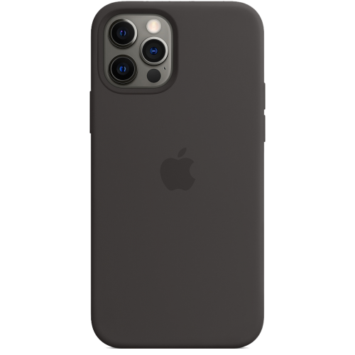 Чохол Smart Silicone Case для iPhone 12 Pro Max 1: 1 Original [Black]