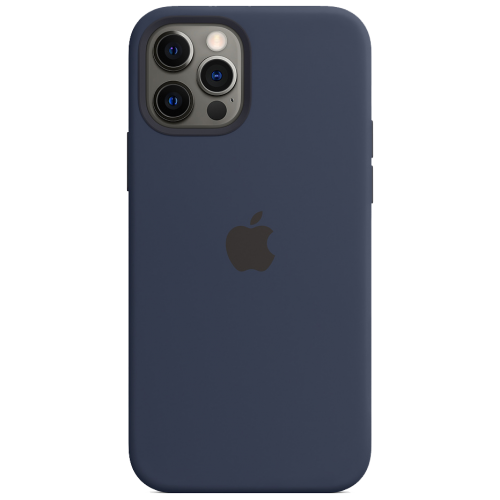 Чохол Smart Silicone Case для iPhone 12 Pro Max 1: 1 Original [Deep Navy]