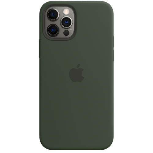Чохол Smart Silicone Case для iPhone 12 Pro Max 1: 1 Original [Cyprus Green]