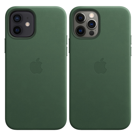 Чохол Smart Leather Case для iPhone 12/12 Pro with MagSafe 1: 1 Original [Pine Green]