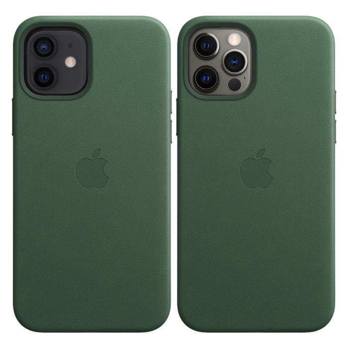 Чехол Smart Leather Case для iPhone 12/12 Pro with MagSafe 1:1 Original[Pine Green]