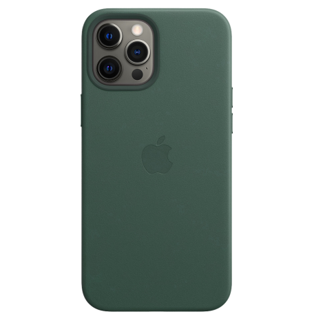 Чехол Smart Leather Case для iPhone 12 Pro Max with MagSafe 1:1 Original[Pine Green]