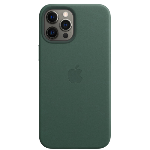 Чохол Smart Leather Case для iPhone 12 Pro Max with MagSafe 1: 1 Original [Pine Green]