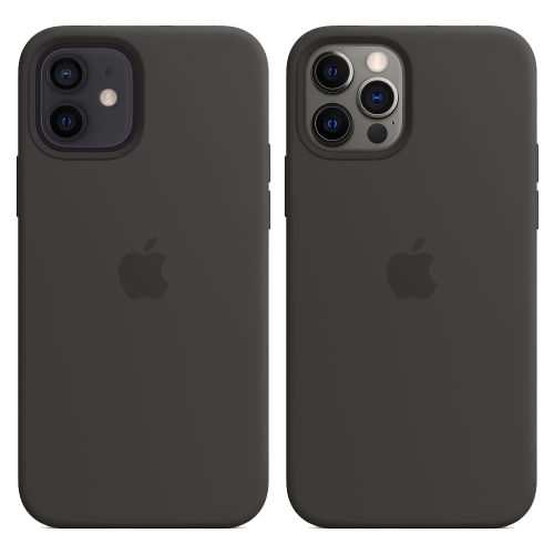 Чехол Smart Silicone Case для iPhone 12/12 Pro with MagSafe 1:1 Original[Black]