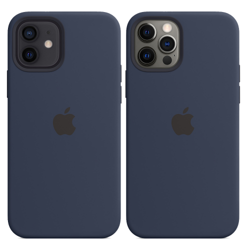 Чохол Smart Silicone Case для iPhone 12/12 Pro with MagSafe 1: 1 Original [Deep Navy]