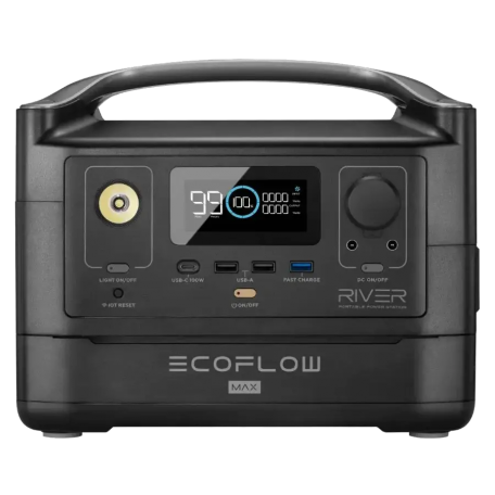 Зарядная станция EcoFlow RIVER Max (576 Вт·ч 600W) EURO