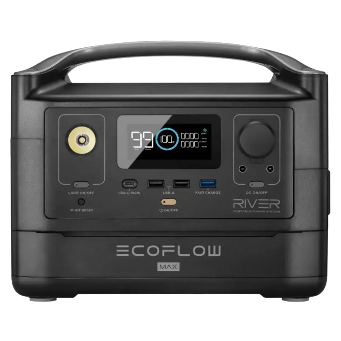 Зарядна станція EcoFlow RIVER Max (576 Вт·год 600W) EURO