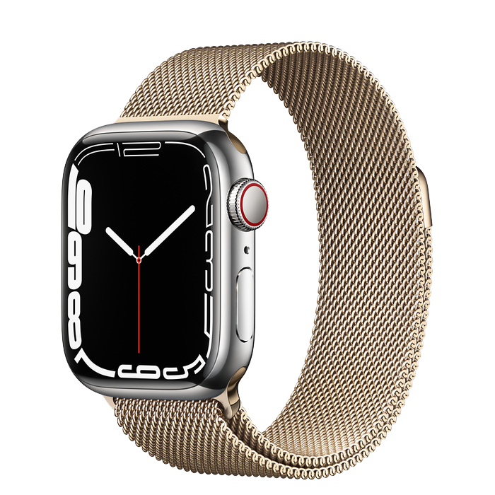 Apple Watch Series 7 45mm with Gold Stainless Steel Case