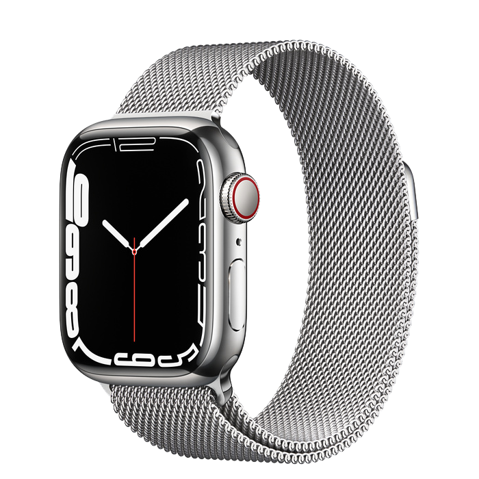 Apple Watch Series 7 41mm with Silver Stainless Steel Case
