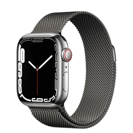 Apple Watch Series 7 41mm with Graphite Stainless Steel Case