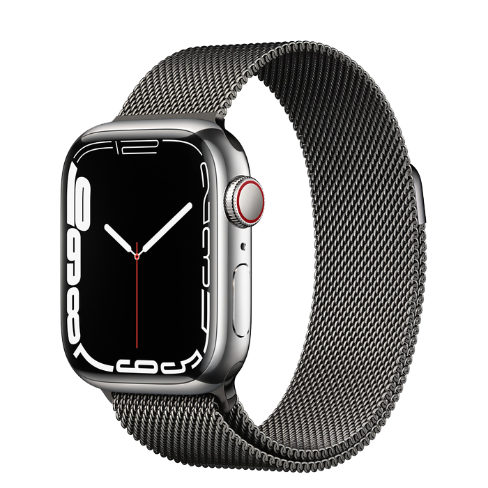 Apple Watch Series 7 41mm with Graphite Stainless Steel Case