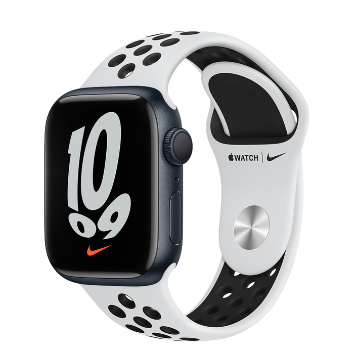 Apple Watch Series 7 Nike 41mm Midnight with Heavy duty Sport Band